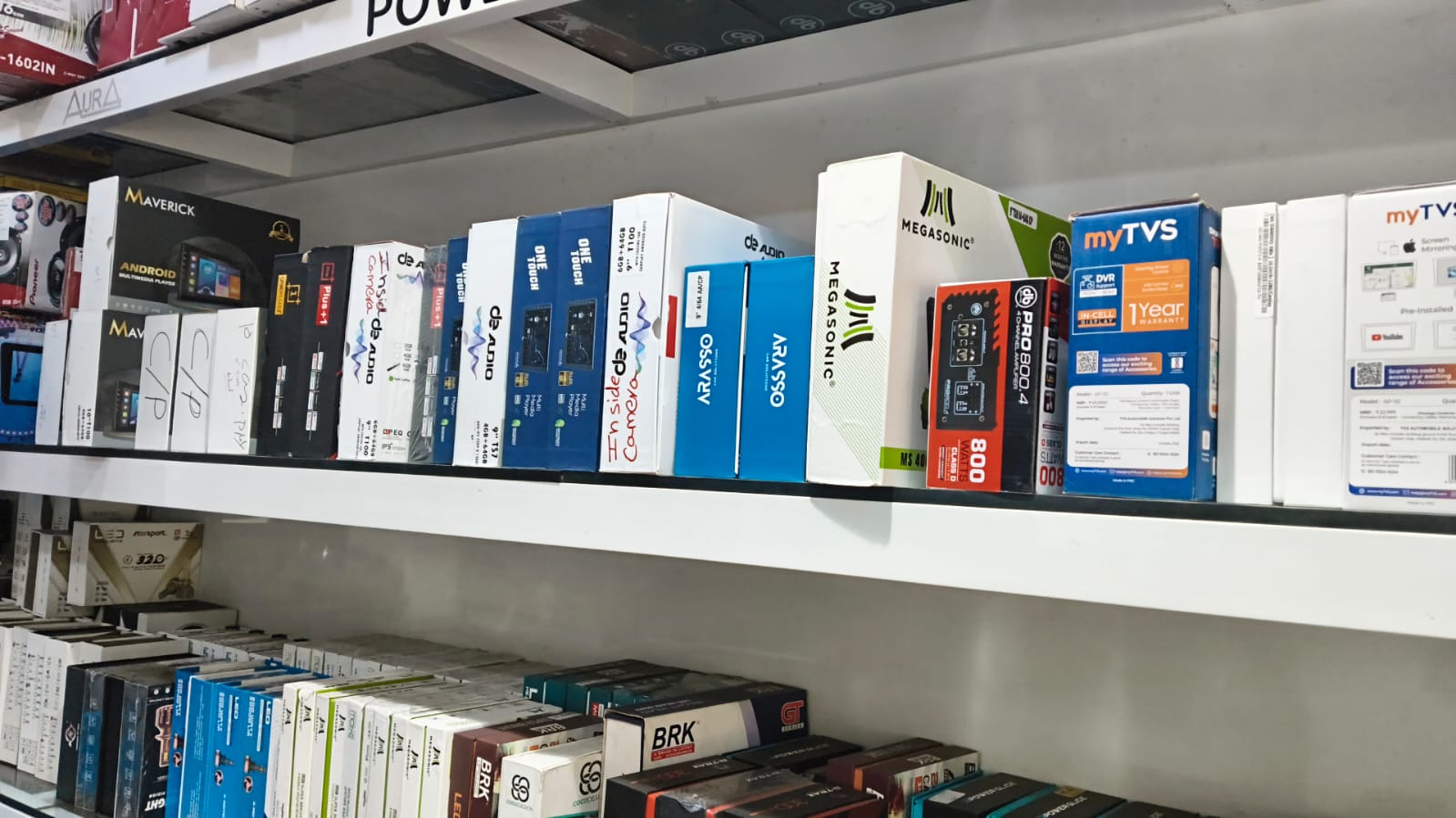 Android car stereo systems and car monitor accessories shop in Nerul Navi Mumbai at MH 43 Car Accessories